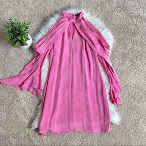 Kobi Halperin Allí Silk Cold Shoulder Dress